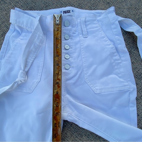 NWOT Paige Mayslie Belted Denim Jogger Pants size 26 2 - Picture 7 of 14
